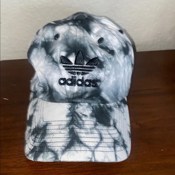 Adidas Black and White Tie-Dye Cap - Picture 5 of 5